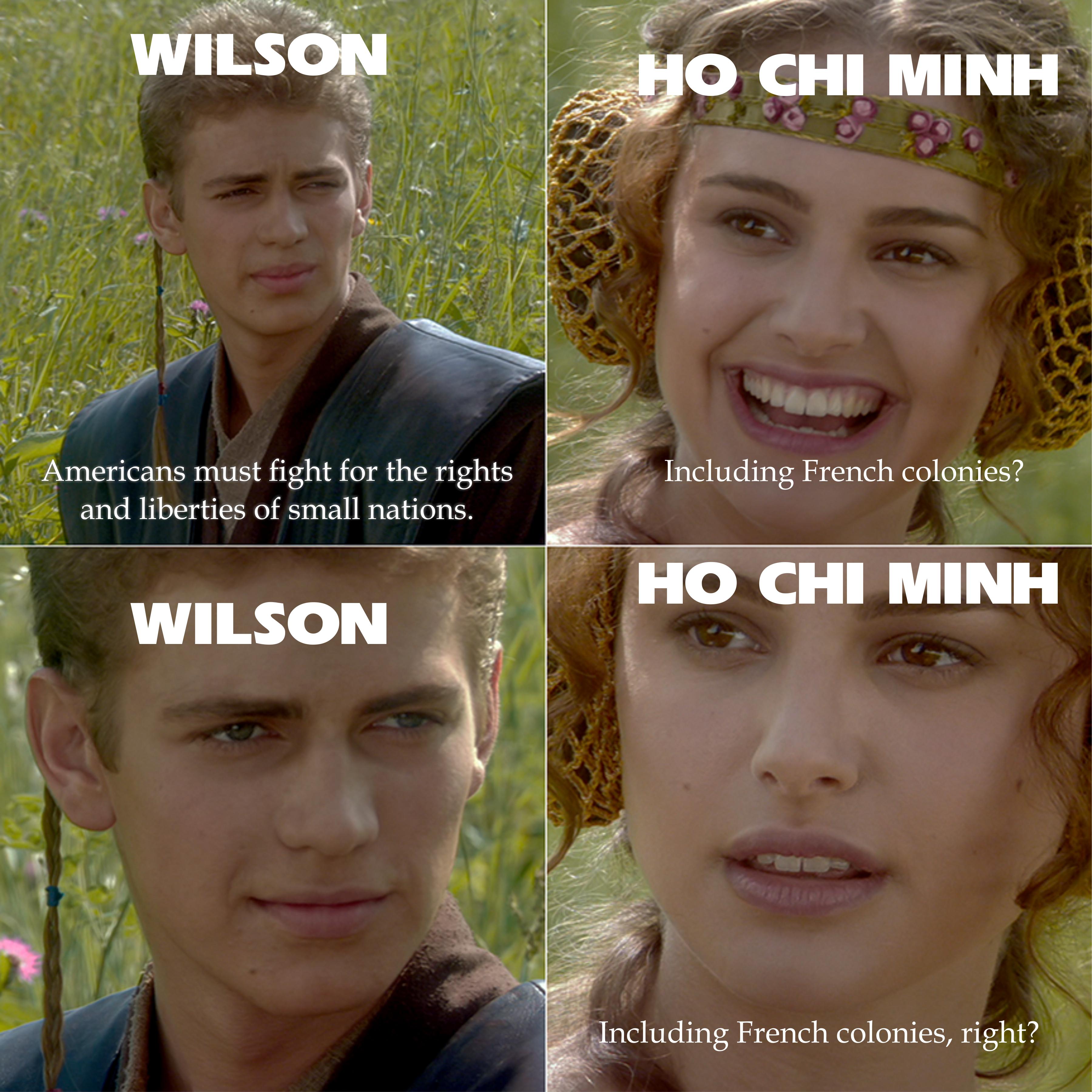 Wilson don't care about Ho Chi Minh